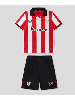Billige Athletic Bilbao Hjemmedraktsett Barn 2025-26 Kortermet (+ Korte bukser)